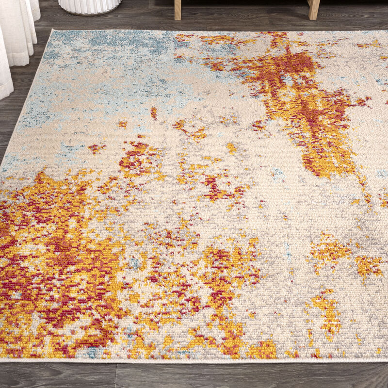 Sunset Modern Abstract Area Rug