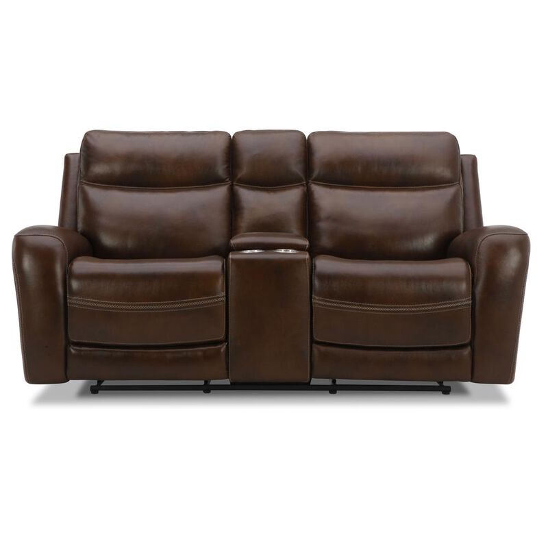 Liberty Furniture Power Dual Reclining Loveseat w/ Console, Power Headrest and Zero Gravity image number 0