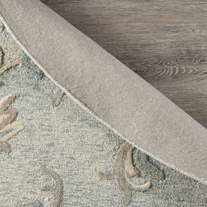 LR Home Mirroring Area Rug, Round