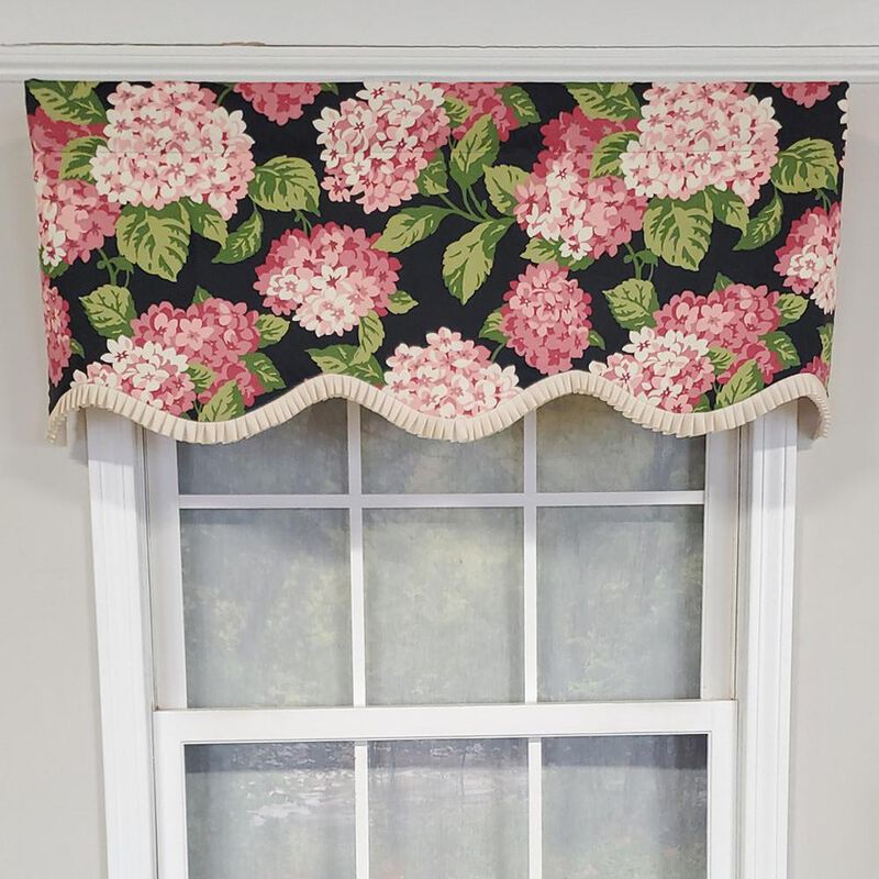 RLF Home Luxurious Modern Design Classic Summer Wind Provance Style Window Valance 50" x 16" Frolic