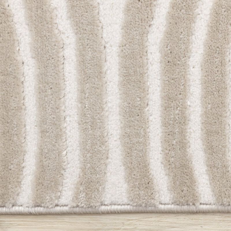 Novelle Home Logan Modern Geometric Cream Beige Area Rug, 7'10 x 10'6 image number 1