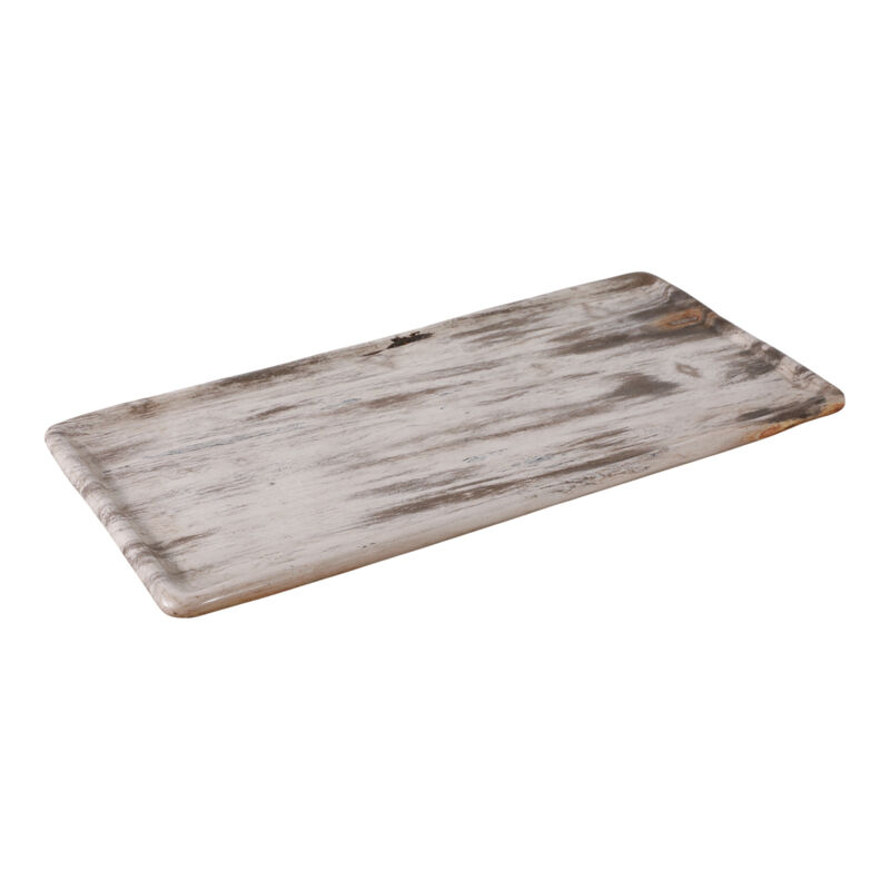 16x8" Petrified Wood Tray, Ivory image number 2