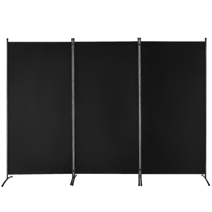 3-Panel Folding Room Divider Screen for Privacy in Bedroom, Office, or Living Room