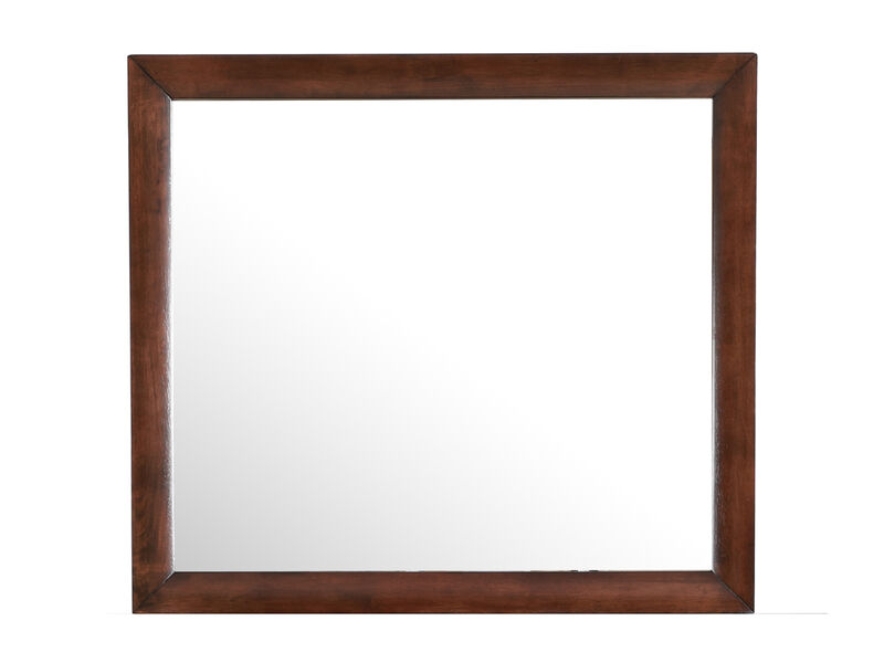 Marilla 35 in. x 39 in. Modern Rectangle Framed Dresser Mirror