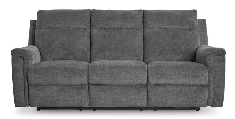 Barnsana Power Reclining Sofa in Gravel
