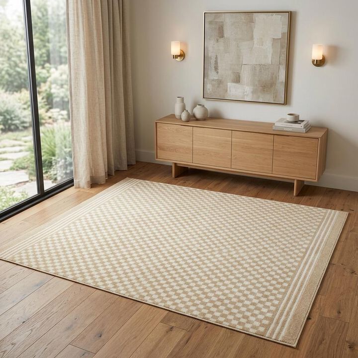 HomeRoots Geometric Area Rug