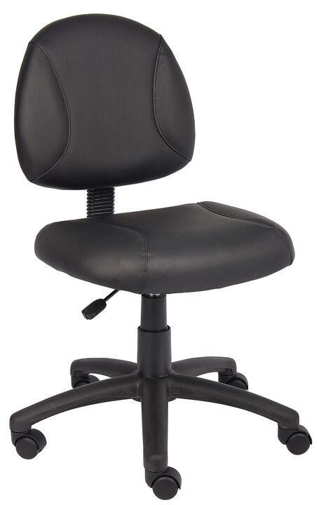 Boss Office ProductsBoss Office Products Posture Task Chair, No Arms, Black