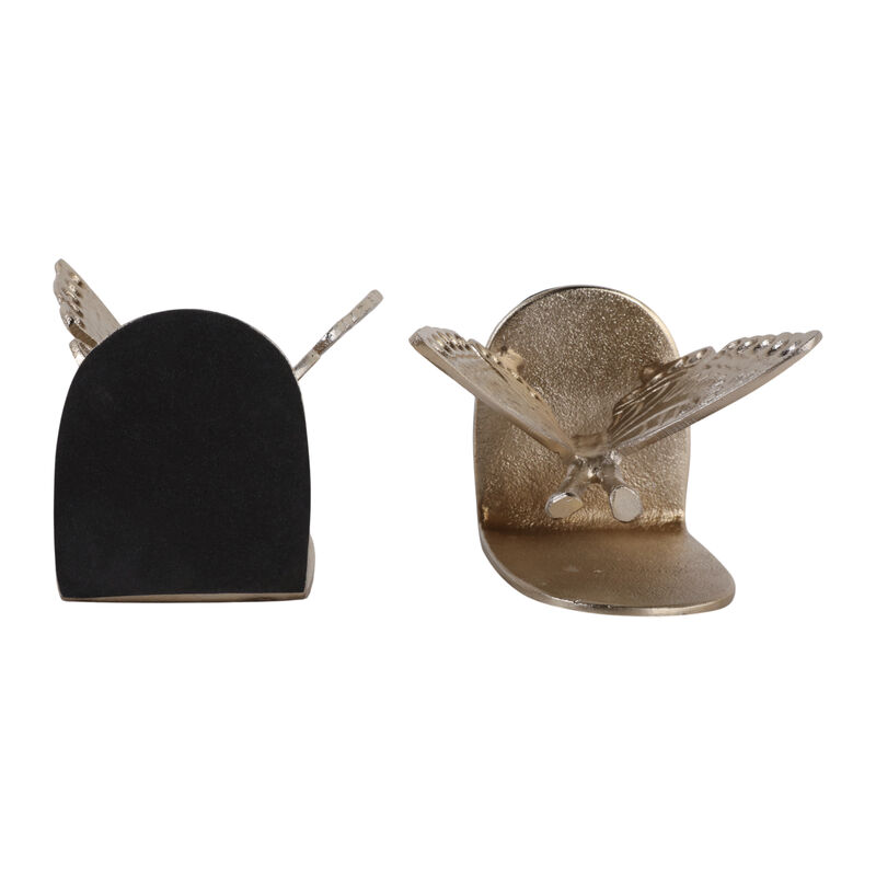 S/2 6" Butterfly Bookends image number 5