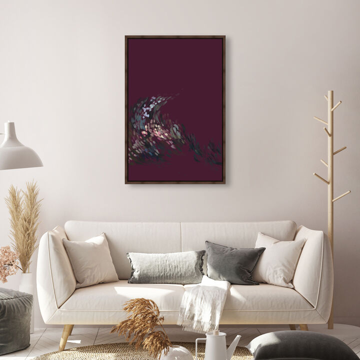 A Spring Wave Abstract Canvas Print by Oliver Gal