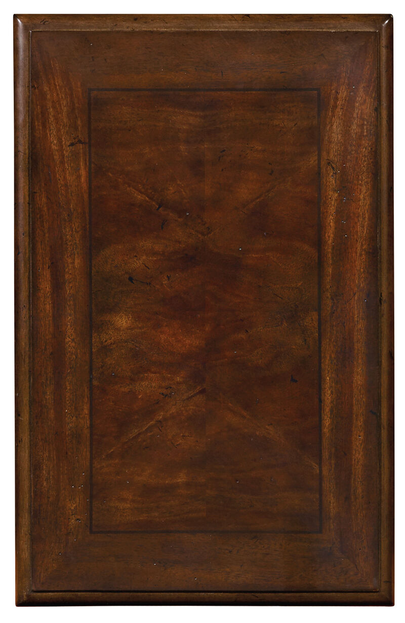 Leesburg Chairside Chest in Dark Wood