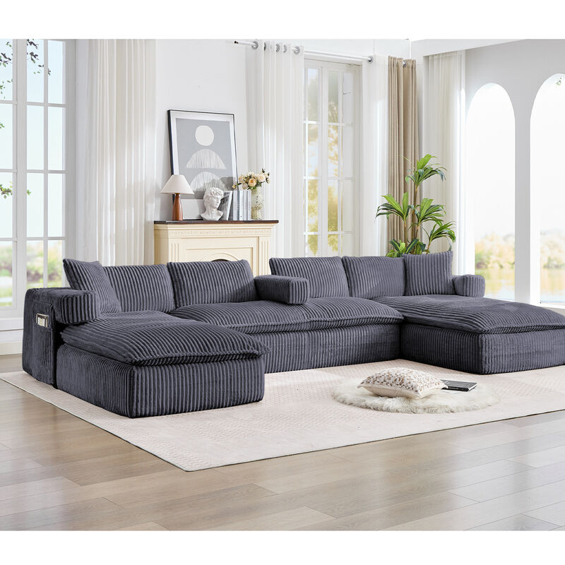Britan 149" Oversized Sectional Couches U Shaped Couch image number 2