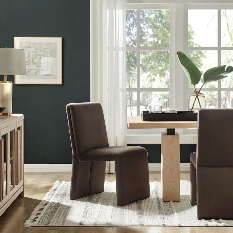 Emory Upholstered Performance Velvet Dining Side Chair image number 7