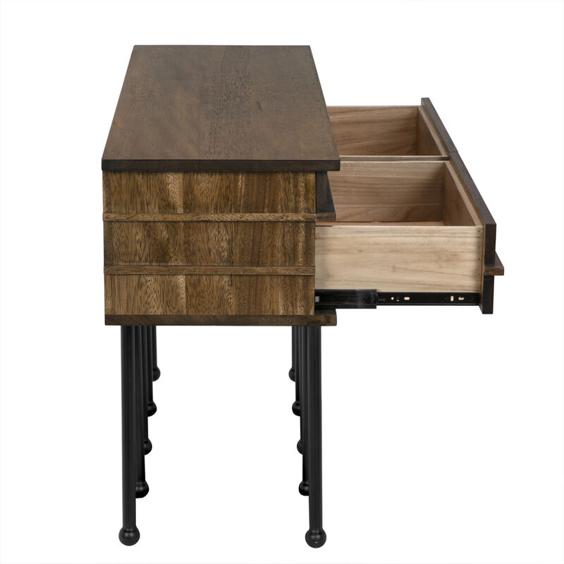 Oliver Console, Dark Walnut