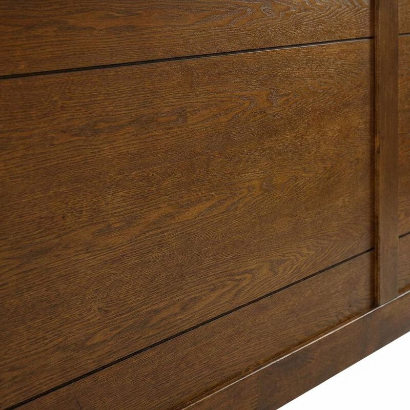 Wood Full Headboard with Durable Finish and Classic Design for Bedroom image number 4