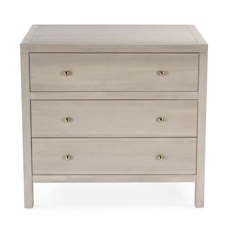 Butler Specialty Nora 3-Drawer Chest, Taupe
