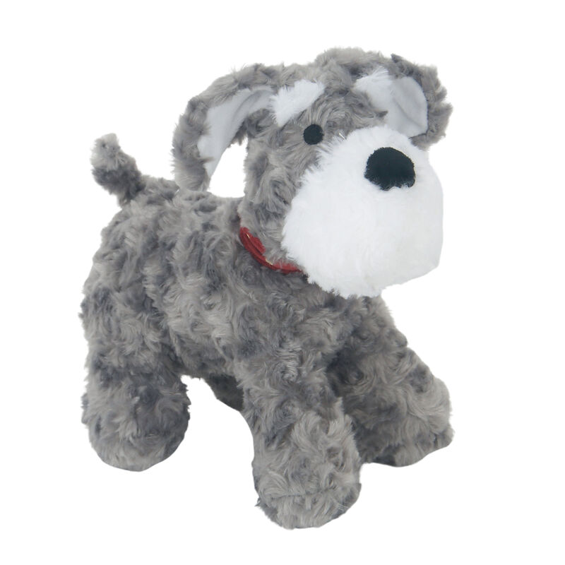 Bedtime Originals Plush Gray/White Dog Stuffed Animal - Whiskers