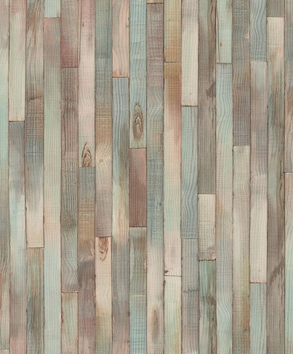 The Woods and Wicker Wood optics Green Wallpaper 45736