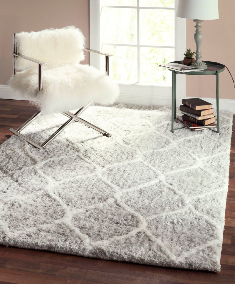 Pasargad Home Paris Shag Moroccan Hand-Woven Microfiber & cotton Shaggy Rug image number 4
