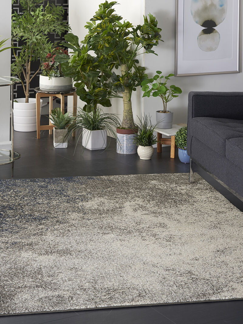 Passion PSN10 Charcoal/Ivory 3'9" x 5'9" Rug