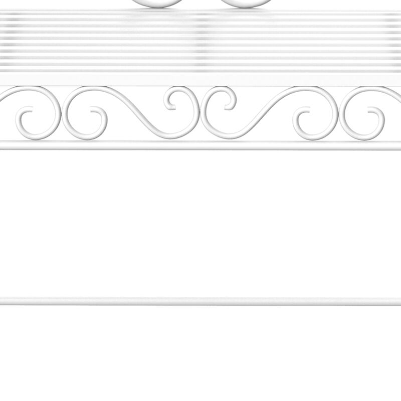 Hivvago 43" Outdoor Garden Bench with Armrests image number 5