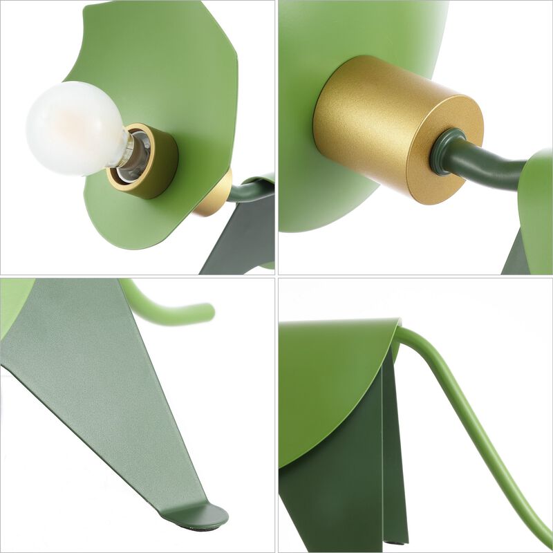 Gretchen Modern Industrial Iron Triceratops LED Kids' Lamp