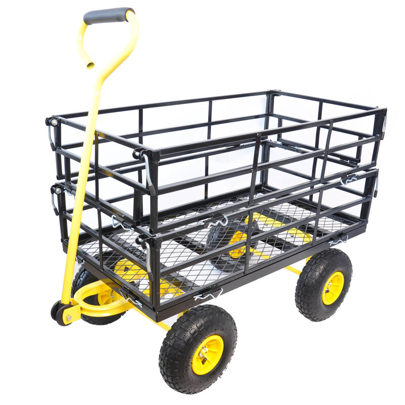 Wagon Cart Garden Cart Trucks Make It Easier To Transport Firewood 0002