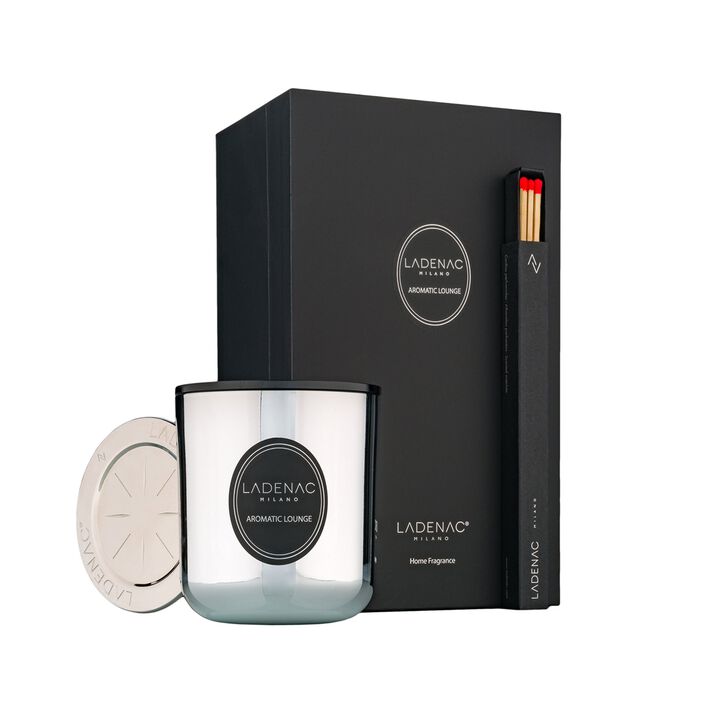 Candle in Jar URBAN SENSES 7 oz Grey Aromatic Lounge 8.86 x 5.91 x 3.54 in