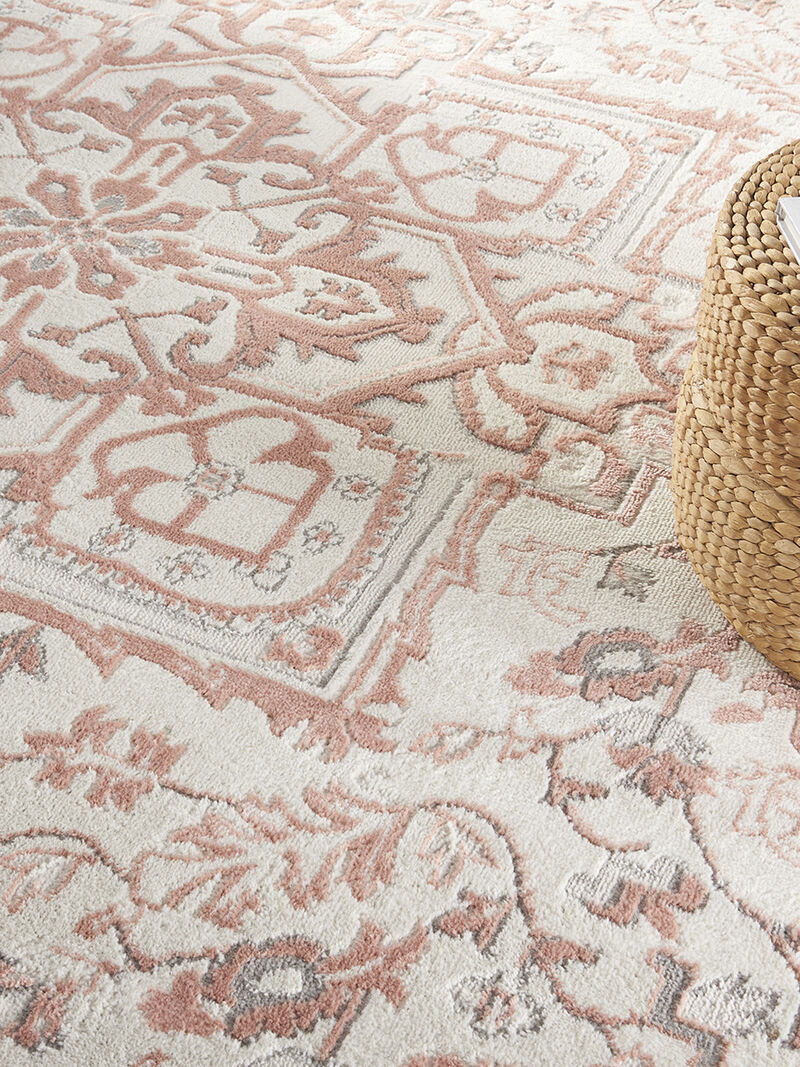 Elation ETN10 Ivory/Brick 9' x 12' Rug