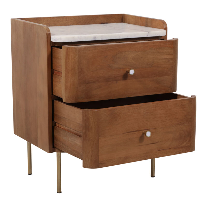 Marble Crest 2-Drawer Accent Table image number 2