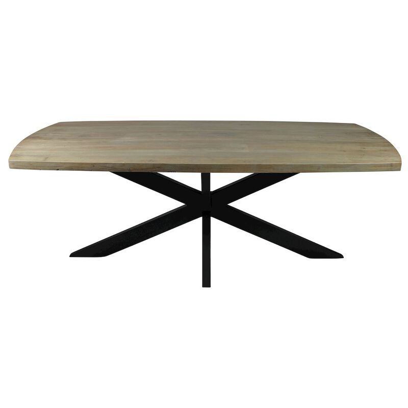 Alex Hamilton Felix Dining Table with Iron Legs
