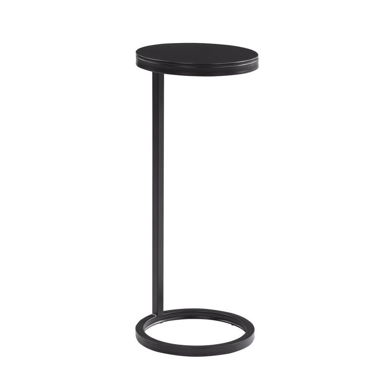 York Round Metal Accent Table