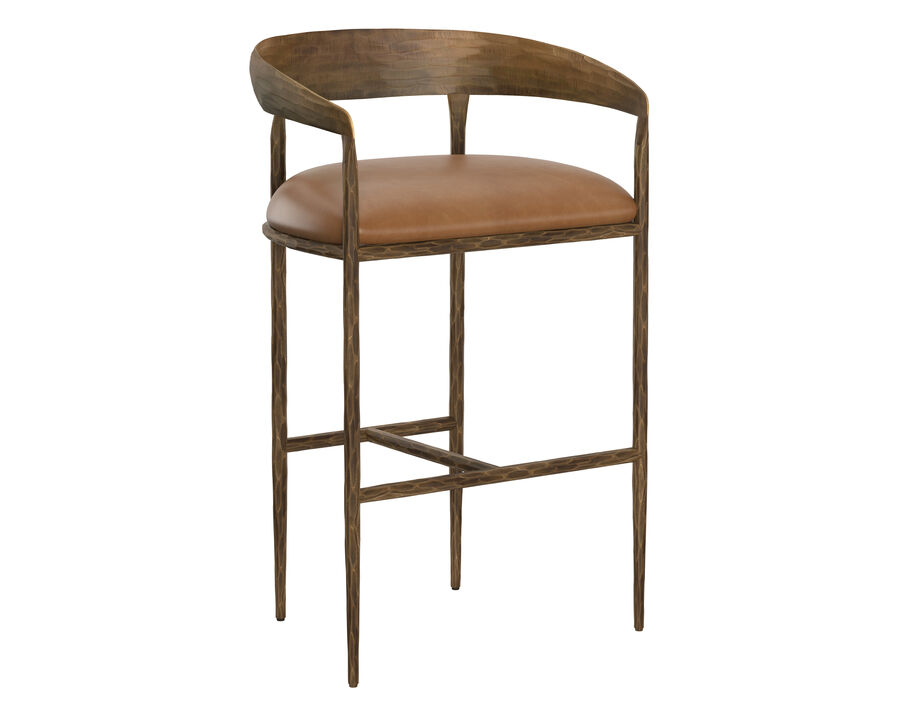 Zanatta Tan Barstool