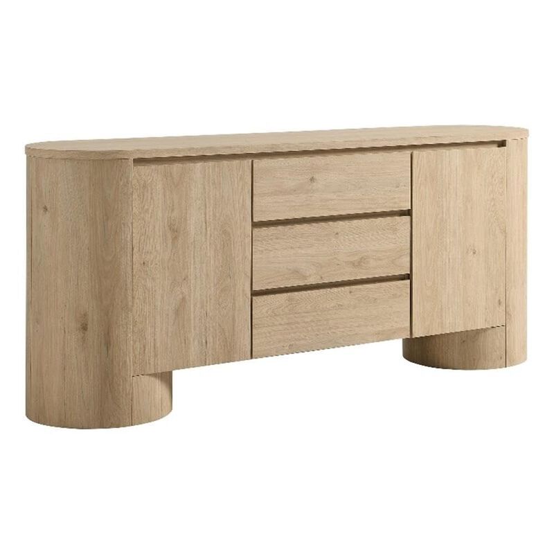 Duval 71" Rounded Sideboard Storage Cabinet image number 0