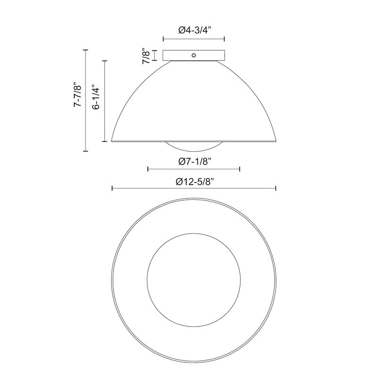 Haven 12 in 1 Light Flush Mount image number 6