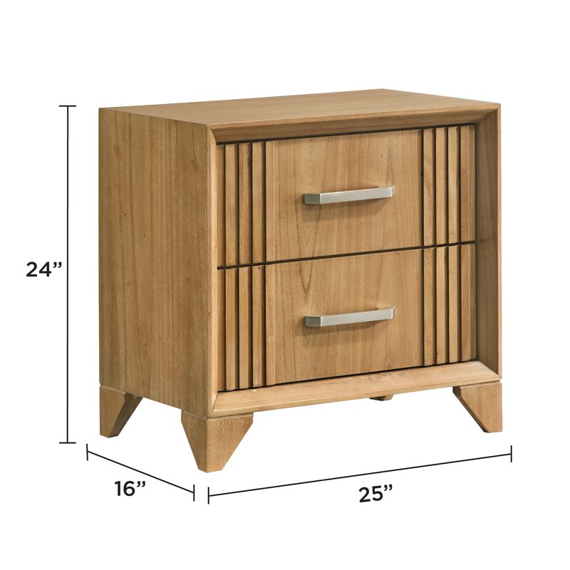 Elvarissiq 2-Drawer Nightstand image number 2