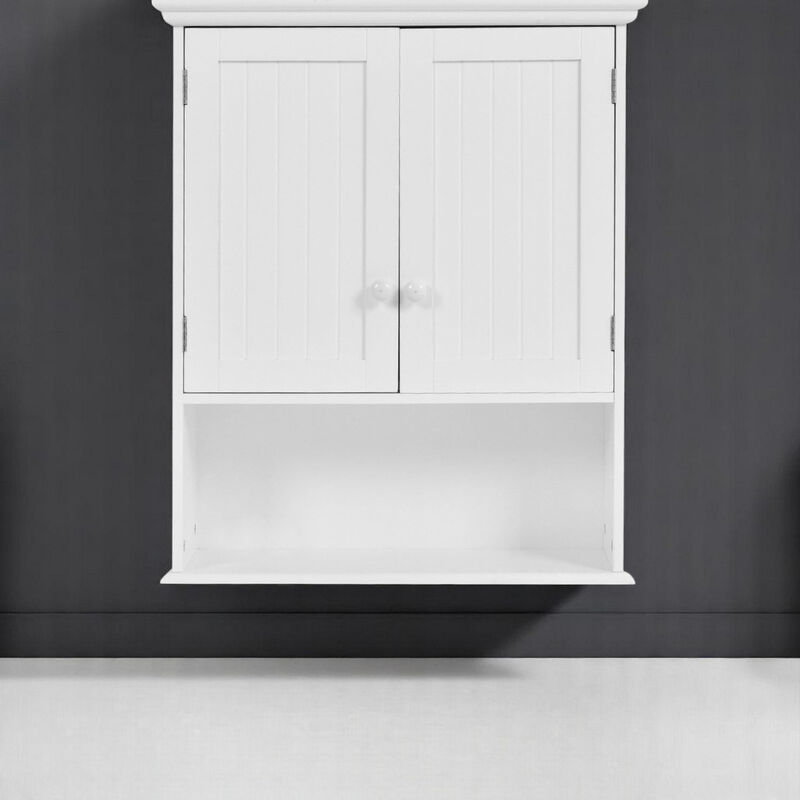 Wall-Mounted Bathroom Cabinet with Storage Shelf