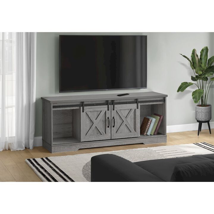 Tv Stand, 60 Inch, Console, Media Entertainment Center, Storage Cabinet
