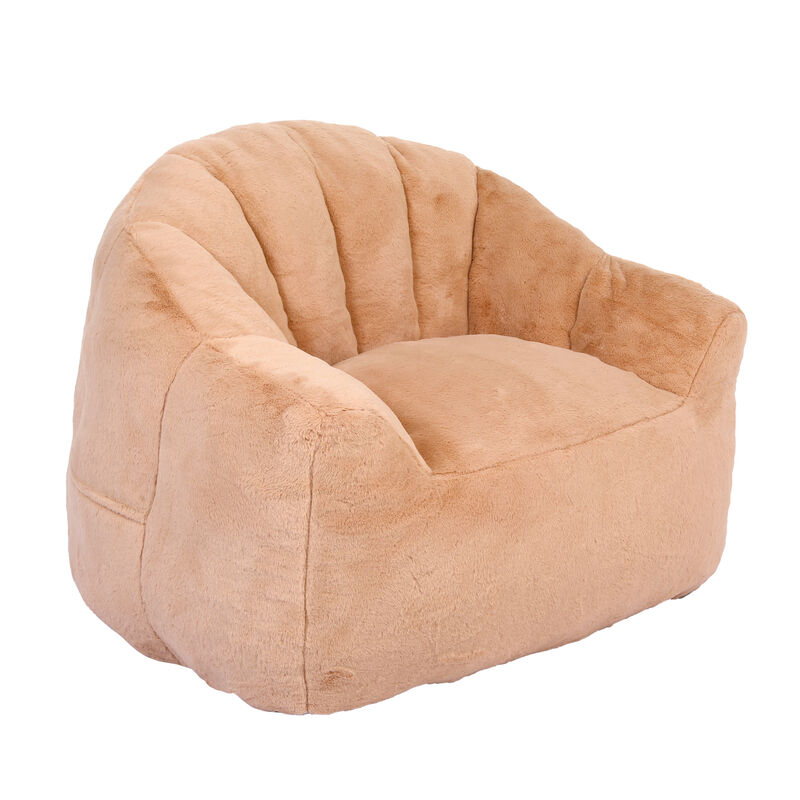 Beanbag Chair, Bean Bag Sofa Chair With Armrests Stuffed High-Density Foam, Lazy Sofa