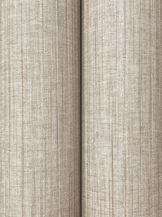 Silk Spun Light Brown Tactile Stripe Wallpaper