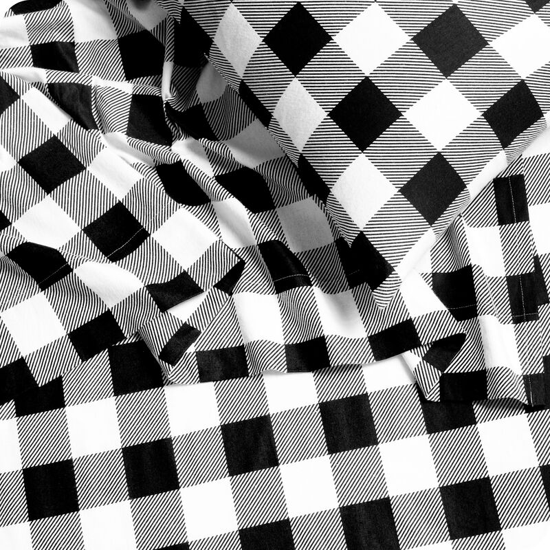 Soft & Cozy 100% Cotton Flannel Printed Pattern Sheet Set image number 4