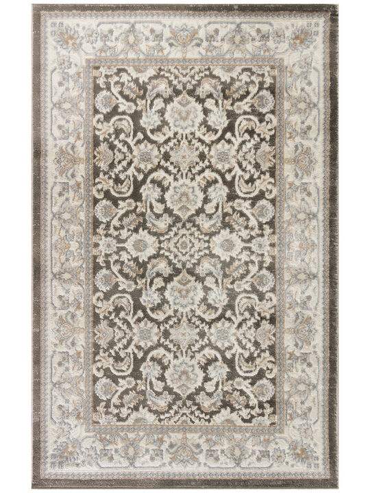 Serenity Home SRH02 Ivory/Gray/Blue 3'11" x 5'11" Rug