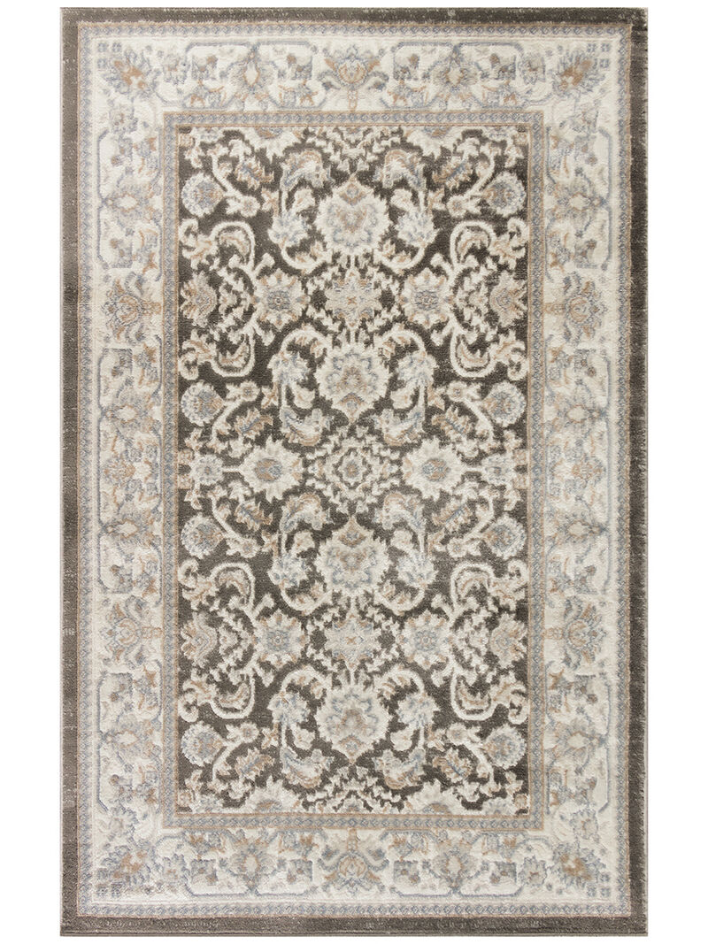 Serenity Home SRH02 Ivory/Gray/Blue 3'11" x 5'11" Rug
