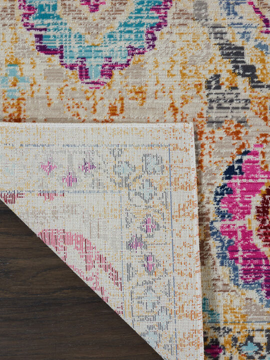 Vintage Kashan VKA04 Ivory/Multicolor 5'3" x 7'10" Rug