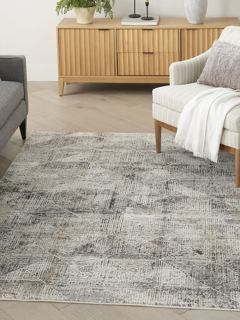 Sustainable Trends SUT08 Ivory/Multicolor 5'3" x 7'3" Rug