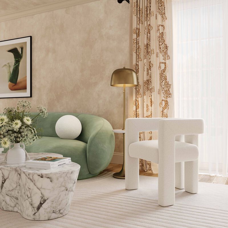 Boba 14 Inch Sea Blue Velvet Pillow