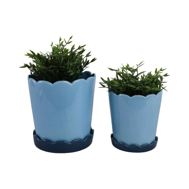 Scallop Edge Planters