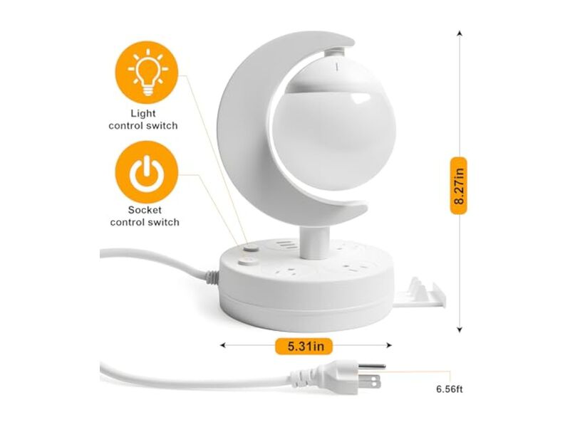 Dimmable LED 3 Color Desk Lamp For Living Room Bedroom Home Office image number 2