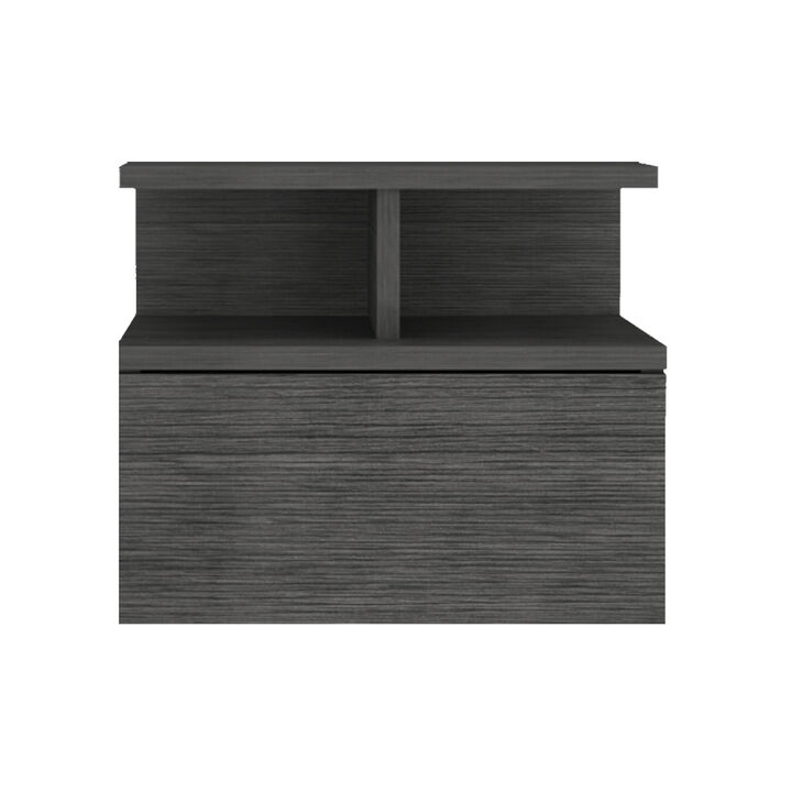 Streamdale Nightstand Floating Flopini, Bedroom, Smokey Oak