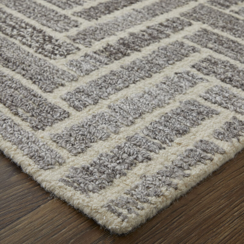 Asher 8768F Taupe/Gray/Tan 3'6" x 5'6" Rug image number 4