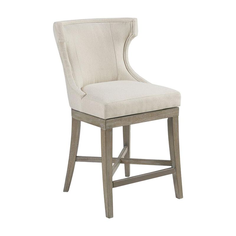 Madison Park Counter Stool With Swivel Seat